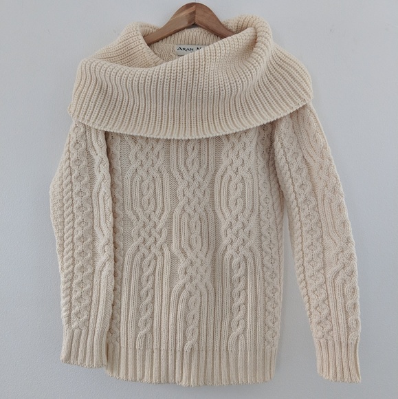 ARAN MOR 100% Irish Wool Sweater - Picture 1 of 2